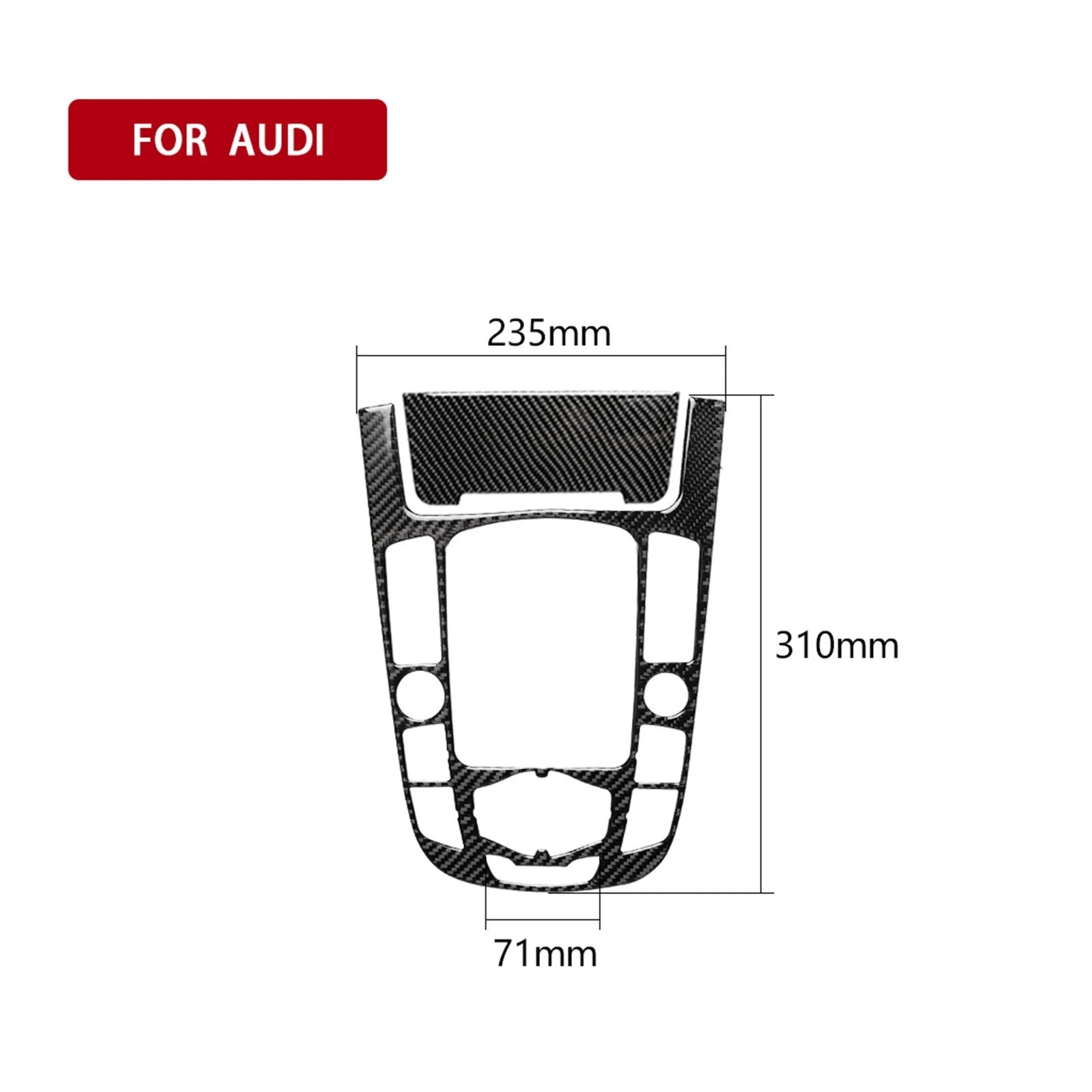 Passend für Audi A4 B8 Q5 A5 Mittelkonsole Blende