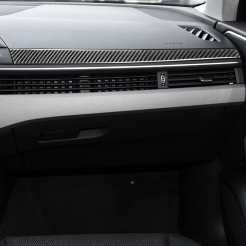 Passend für Audi A4 B9 2017-19 Armaturenbrett Cockpit Blenden Abdeckung Carbon