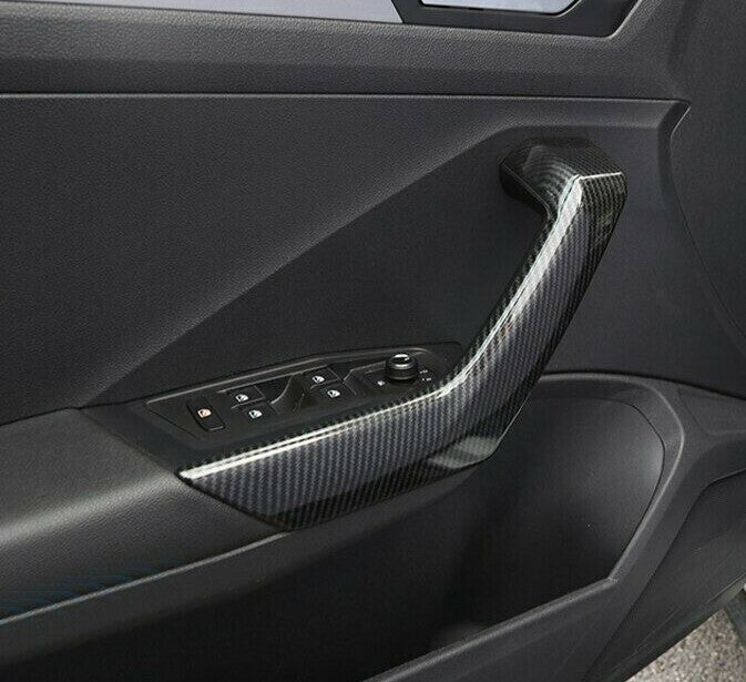Passend für VW T-Roc Carbon Cover Blenden Türgriffe Abdeckung Rahmen Schutz