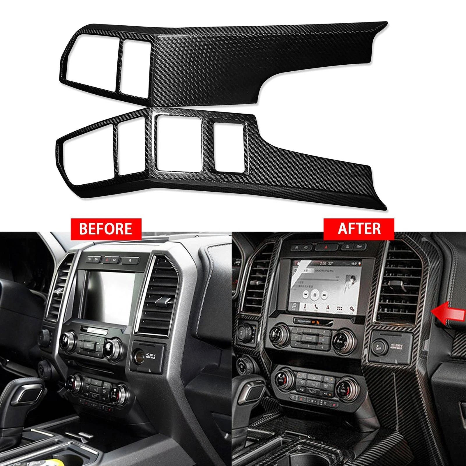 Passend für Ford F150 F250 F450 Lueftung Blende