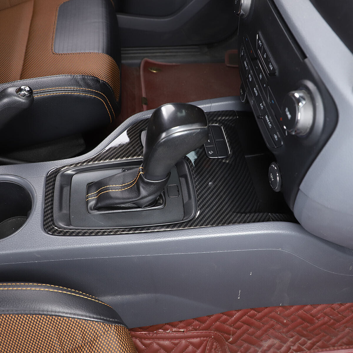 Passend für Ford Ranger T7 T8 2015-2021 Mittelkonsole Blenden Abdeckung Carbon