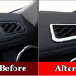 Passend für Land Rover Discovery 4 Range Rover Lüftung Blenden Rahmen Silber