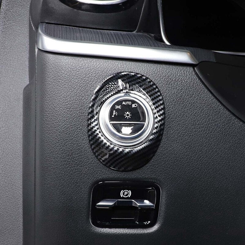 Passend für Mercedes C Class W206 Lichtschalter Blende Abdeckung Rahmen Carbon