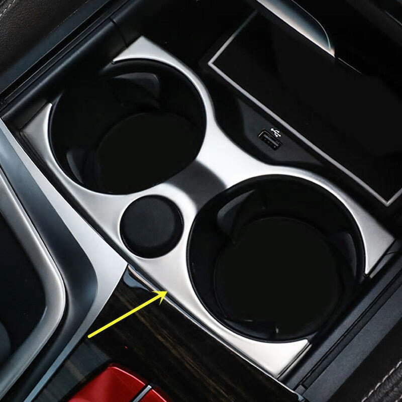 Passend für BMW 5 Serie G30 Becherhalter Blende Rahmen Chrom