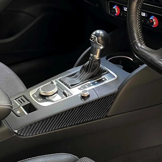 Passend für Audi A3 8V 2014-19 Mittelkonsole Außen Blende Abdeckung Rahmen Carb