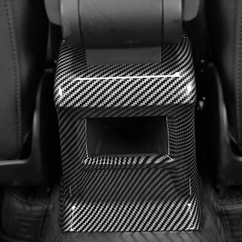 Passend für Audi Q2 2018-21 Mittelarmlehne Blende Abdeckung Rahmen Carbon