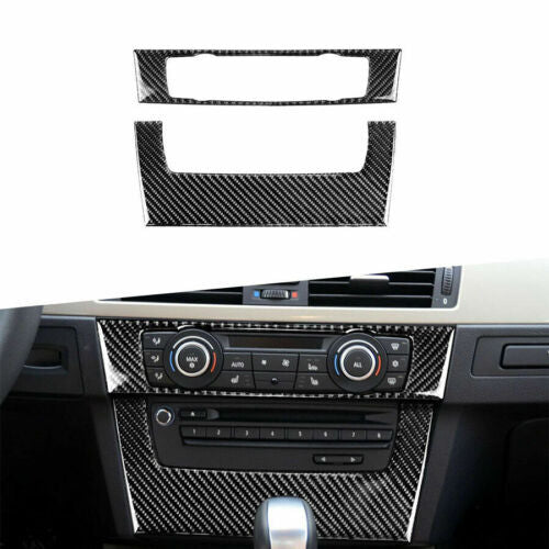 Passend für BMW E90 E92 E93 Mittelkonsole Rahmen Blenden Abdeckung Carbon
