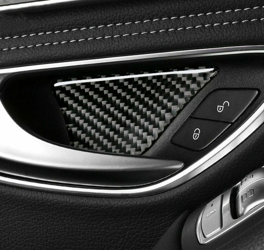 Passend für Mercedes Benz W205 W213 GLC X253 Carbon Türgriff Griff Schutz Blende