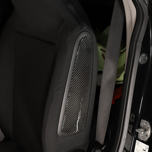 Passend für Smart Fortwo Sitz Blenden Abdeckung Rahmen Carbon
