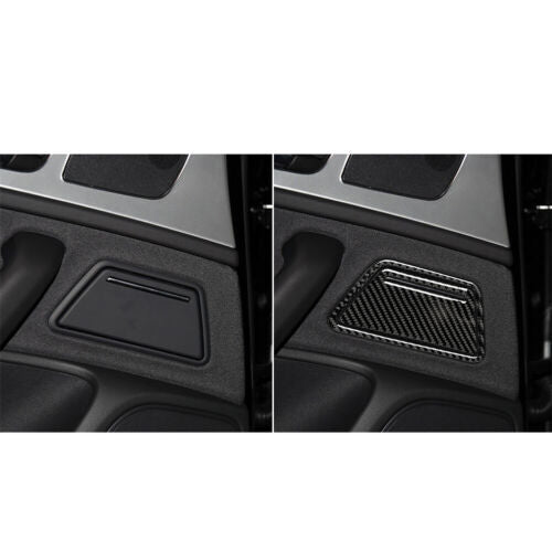 Passend für Audi A6 12-18 Aschenbecher Rahmen Blenden Abdeckung Carbon