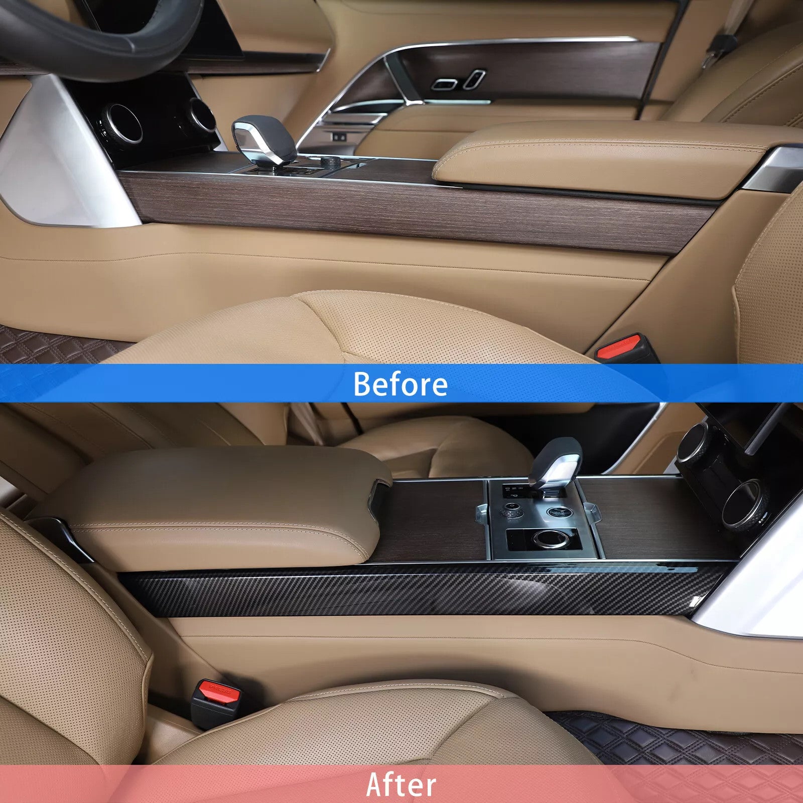Passend für Range Rover L460 2022-2024 Mittelkonsole Blende