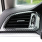 Passend für VW Tiguan Luftauslassblenden Carbon Lüftung Rahmen Schutz Zierrahmen