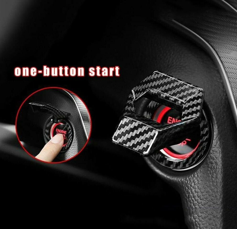 Passend für Start Stop Racing Tuning Sport Abdeckung Schutz klappbar Carbon Passend