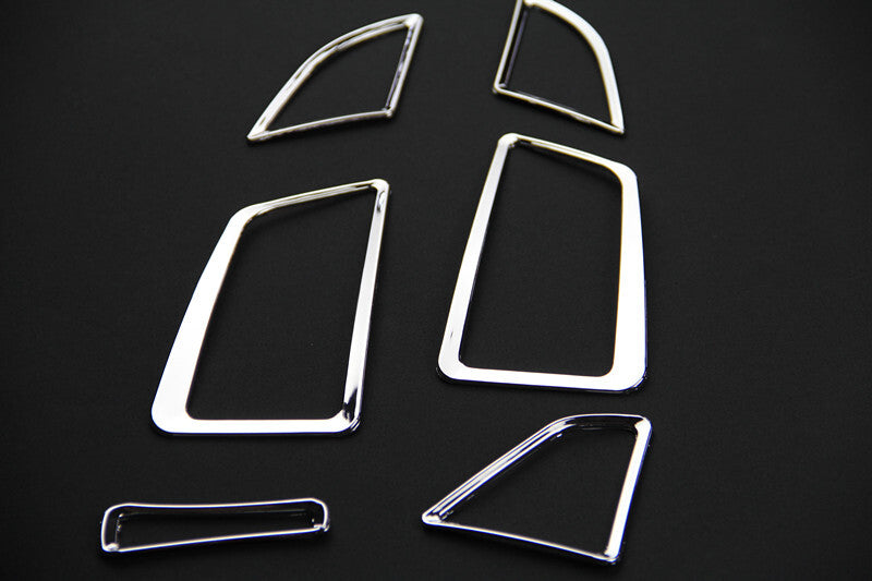 Passend für Ford Focus 3 Focus 4 MK3 MK4 Blenden Abdeckung Rahmen Silber