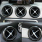 Passend für 5x Mercedes Lüftungsringe Zierringe Blenden Rahmen Carbon GLA X156 CLA C117