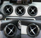 Passend für 5x Mercedes Lüftungsringe Zierringe Blenden Rahmen Carbon GLA X156 CLA C117