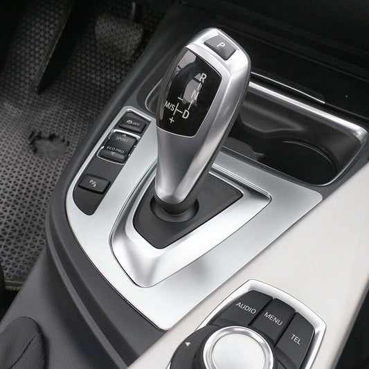 Passend für BMW 3 F30 ab 2013 Chromrahmen Blende Schaltung Rahmen Mittelkonsole