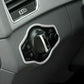 Passend für Edelstahl Licht Lichtschalter Rahmen Blende Schutz Passend Für Audi A4 A5 Q5 B8