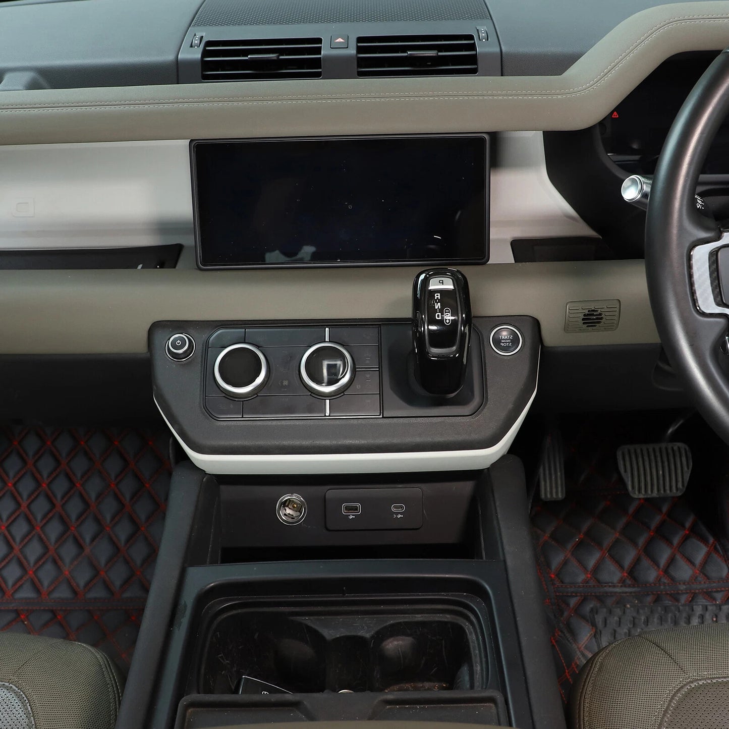 Passend für Land Rover Defender 2020-2023 Gangschaltung Blende