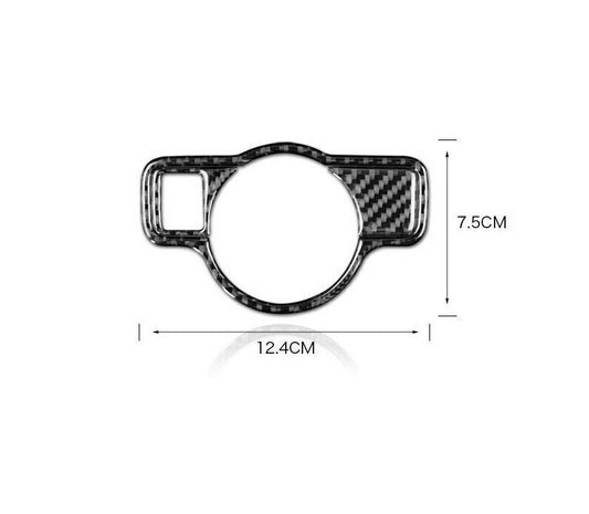 Passend für Mercedes Benz GLK Lichtschalter Rahmen Zierrahmen Carbon Blenden