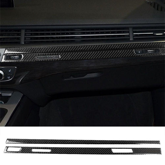 Passend für Audi Q7 Armaturenbrett Blenden Abdeckung Rahmen Carbon