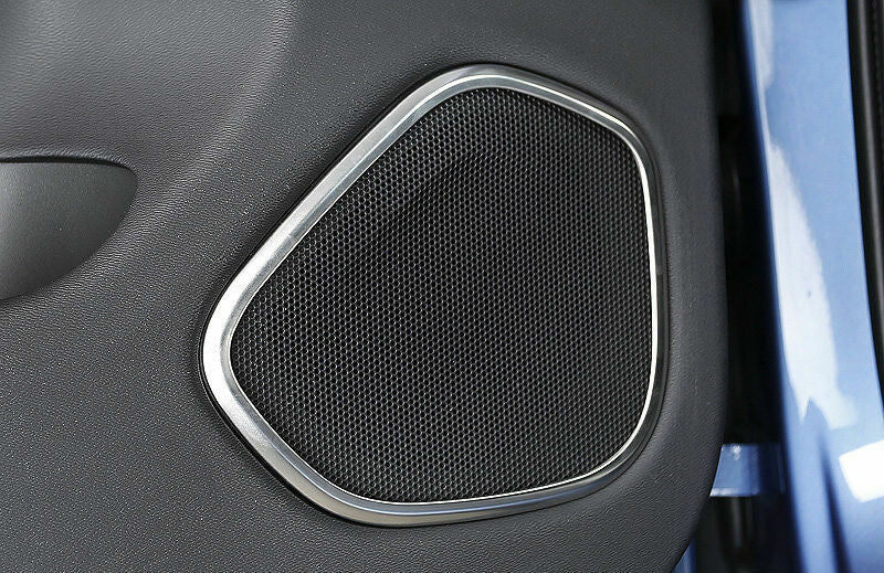 Passend für Volvo XC60 Lautsprecher Blenden Abdeckung Zierrahmen Silber