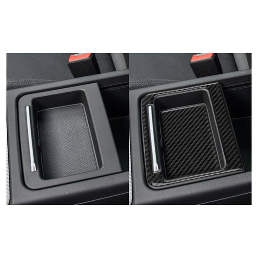 Passend für Audi Q5 18-24 Mittelkonsole Box Blenden Abdeckung Carbon