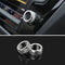 Passend für 2 VW Tiguan T-Roc T-Cross Passat Ringe Radio Lautstärke Volume Silber