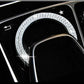 Passend für Mercedes C E GLC Klasse Multimedia Rahmen Strass Glitzer Accessoire