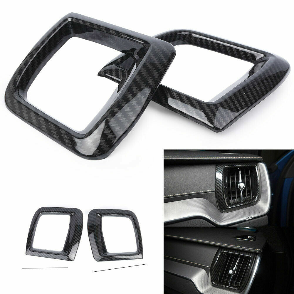 Passend für Volvo XC60 Luftauslass Abdeckung Blenden Rahmen Tuning Carbon