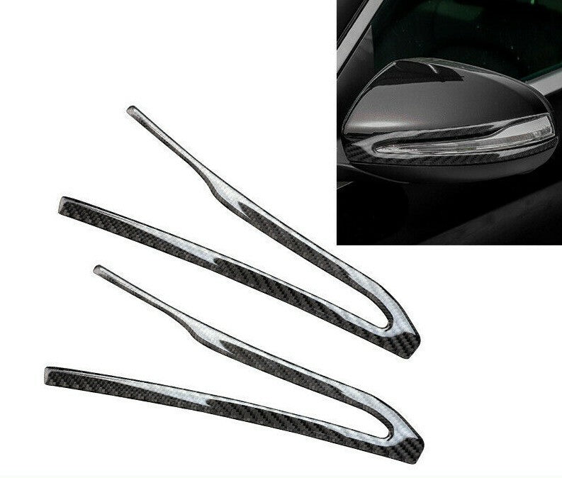 Passend für Mercedes W205 C180 C200 C260 GLC Außenspiegel Rahmen Blende Carbon