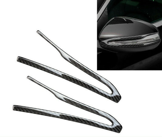 Passend für Mercedes W205 C180 C200 C260 GLC Außenspiegel Rahmen Blende Carbon