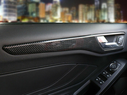 Passend für Ford Focus MK4 Kohlefaser Zierrahmen Fensterheber Lüftung Blenden