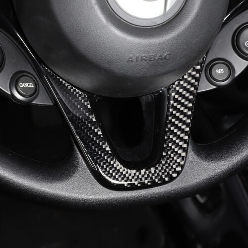 Passend für Smart fortwo 453 Lenkrad Blenden Abdeckung Carbon