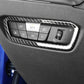 Passend für BMW 3 G20 Lichtschalter Abdeckung Blenden Rahmen Tuning Silber