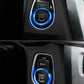 Passend für BMW 1 2 3 F20 F21 F30 X1 F48 Start Stopp Ring Blende Rahmen Blau