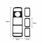 Passend für Kohlefaser Fensterheber Aufkleber Blende Für Mercedes-Benz C-Klasse W204