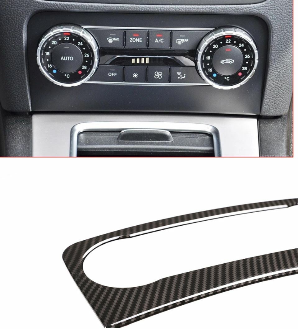 Passend für Mercedes Benz GLK 2015 Lüftungsregler Mittelkonsole Carbon Blende