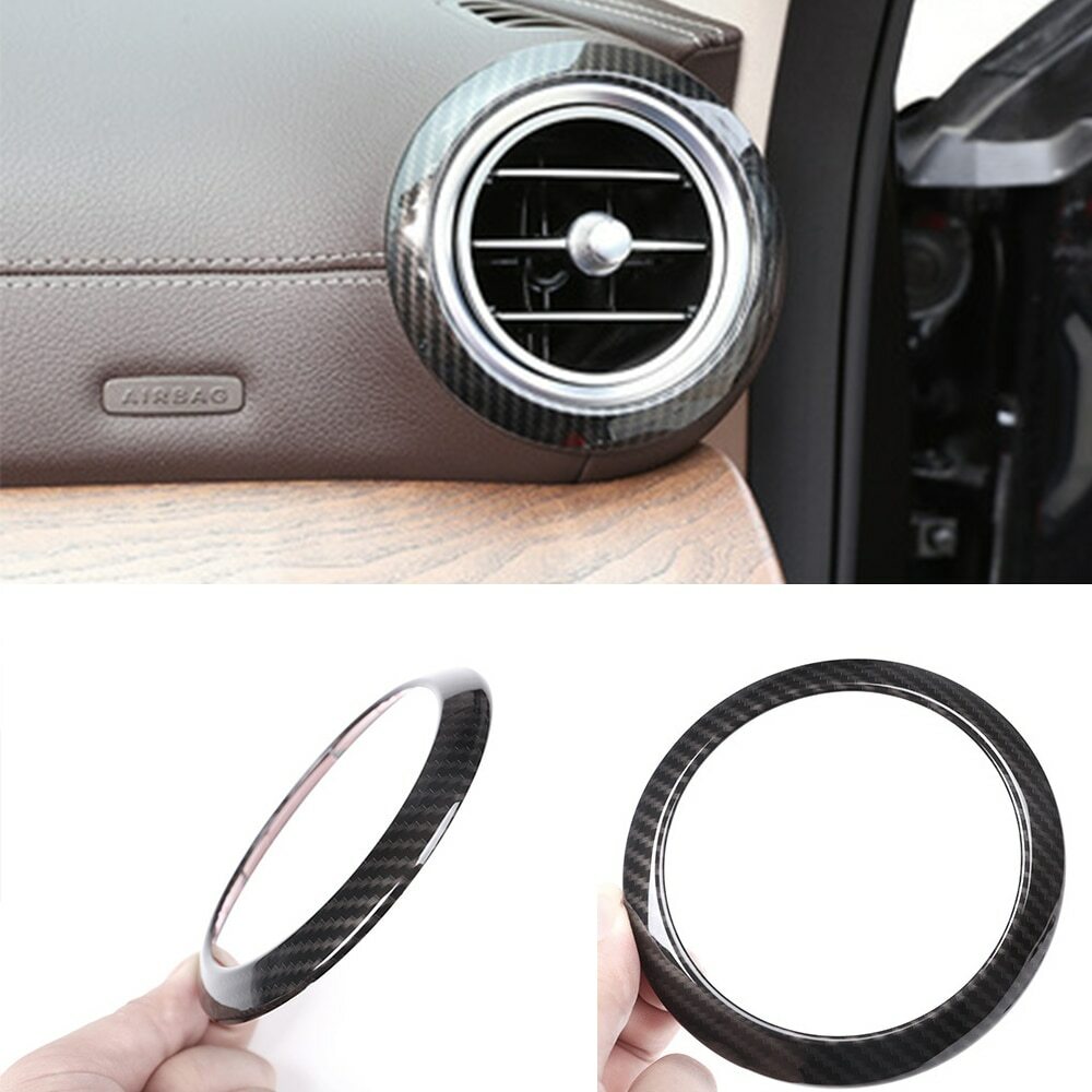 Passend für Mercedes Benz Lüftungsringe Zierringe Blenden Rahmen Carbon W213 Rahmen Dekor