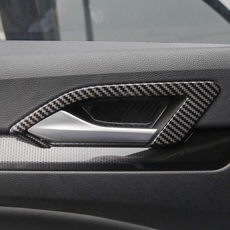 Passend für Golf 8 MK8 Türgriff Blenden Abdeckung Rahmen Carbon