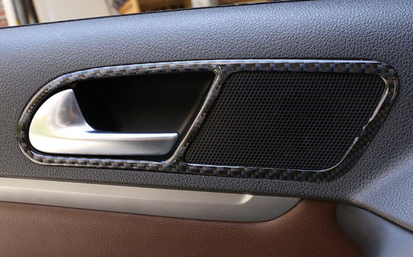 Passend für VW Tiguan 2010-2016 Türgriffe Abdeckung Blenden Rahmen Tuning Carbon
