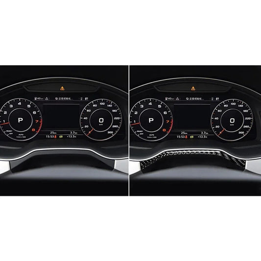 Passend für Audi Q7 SQ7 2016-2019 Tacho Blende Carbon Tuning Abdeckung