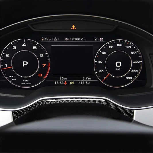 Passend für Audi Q7 SQ7 2016-2019 Tacho Blende Carbon Tuning Abdeckung