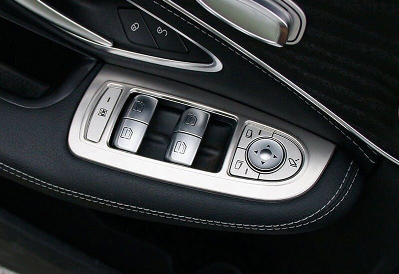 Passend für Mercedes Benz W205 GLC Fensterheber Rahmen Blenden Zier