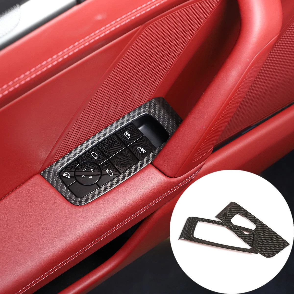 Passend für Porsche 911 2019-2025 Fensterheber Blende