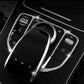 Passend für Mercedes C E GLC Strass Glitzer Command Multimedia Tasten Blende