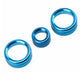 Passend für 3x BMW F20 F21 F30 F31 F80 F32 F82 F36 Blau Alu Radio Regler Knopf