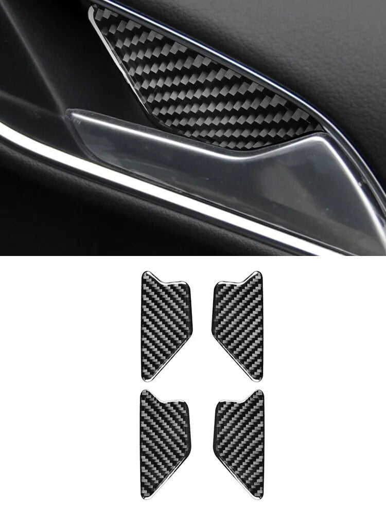 Passend für Audi Q3 2013-18 Türgriff Blende Abdeckung Rahmen Carbon