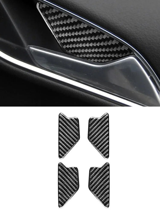 Passend für Audi Q3 2013-18 Türgriff Blende Abdeckung Rahmen Carbon