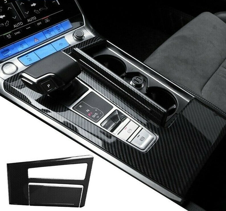 Passend für Audi A6 C8 A7 C8 Mittelkonsole Carbon Blende Veredelung Schutz